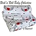 Muslin Squares ROCK´N ´ROLL - 5 PACK - Muslins 80/80 cm - 100% Cotton - 12296