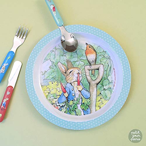Petit Jour Paris - Set di stoviglie Peter Coniglio - Supporta l'autonomia!