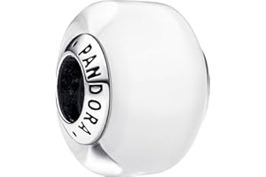 Ruaidhra Sterling Silber Mrano Glas Charms Anhänger,Sicherheitskette Blume Charm Clip Stopper,Charms für Armband Halskette,Bead Charms für Damen