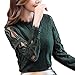 Produktbild Bluse Damen Pullover Bürospitze Gestreifte Shirt Florale Langarmshirt Lange Ärmel Schlanke Arbeit Shirt Top Bluse Oberteile Sweatshirt Hemd Bluseshirt,ABsoar