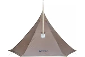 POMOLY Hussar Plus Tipi Hot tentes Brun, Camping extérieur Hot tentes avec Semi - intérieur