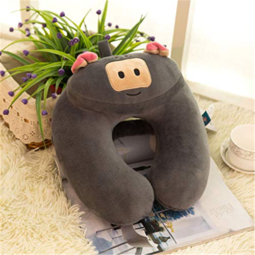 Preisvergleich Produktbild LYJZH Kissen Super Weiche Nackenstütze Reisekissen Slow Rebound Material Nackenkissen Nackenschutz Werkzeug U-förmiges Reisekissen A6-30 * 30CM