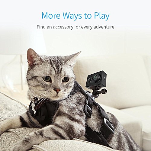 YI 2K Action Kamera Actioncam mit WiFi BT4.0 16MP Sensor aus Sony Ambarella A7LS 2KP30 1080p60 Auflösung, Schwarz - 8