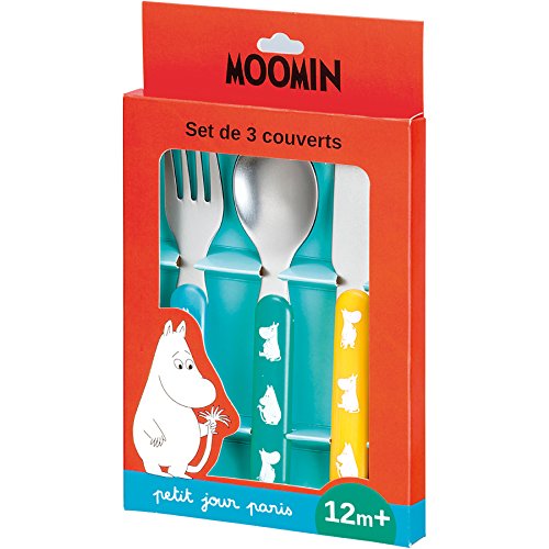 Moomin MO903H 3-Teiliges Besteck, mehrfarbig