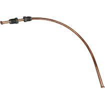 Conduite Frein Cuivre Ø4.76mm Avec Raccords M12x1/M10x1 - 40cm - Normes ISO/SAE - AERZETIX