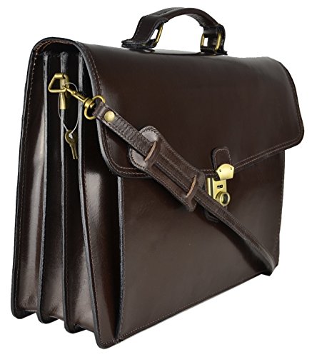 Bags4Less Leder XXL Aktentasche Aktenkoffer aus echtem Leder Model: 35662 - 3