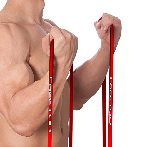 [Resistance Band] FREETOO® Fitnessbänder professionelle Latex Widerstand Bänder Pull-Up Bänder Klimmzughilfe für Bodybulding/Yoga/ Krafttraining/CrossFit in 4 Stärken - 5