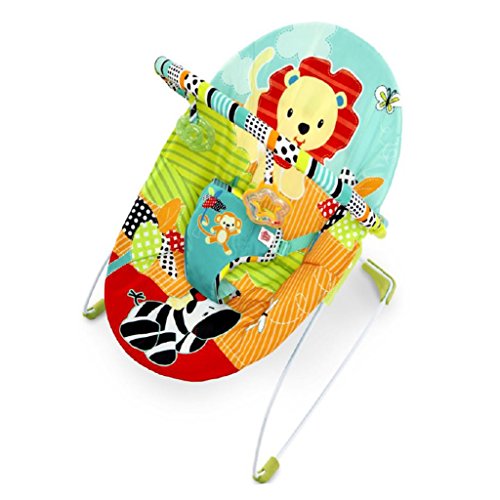 Preisvergleich Produktbild Bright Starts vibrierende Babyschaukel mit Spielzeugschiene Safari