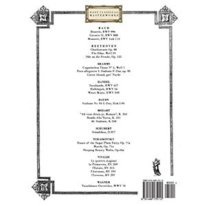 Obras Maestras Clásicas para Flauta: Piezas fáciles de Bach, Beethoven, Brahms, Handel, Haydn, Mozart, Schubert, Tchaikovsky, Vivaldi y Wagner - 978