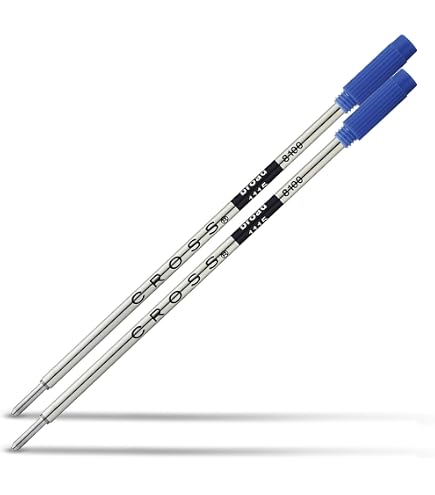 Cross 81003 - Mine Per Penna A Sfera Larghe, Blu, Confezione Singola, Testate A Mano - 2