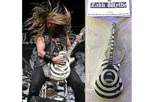 KEYCHAIN Llavero Guitarra Gibson Les Paul Bullseye de Zakk Wylde