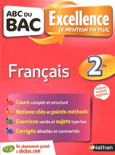 ABC du BAC Excellence Français 2de gratuit