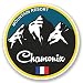 Produktbild 2 x Chamonix Ski Snowboard Vinyl Aufkleber Aufkleber Laptop Reise Gepäck Auto Ipad Schild Fun # 5317 - 10cm/100mm Wide