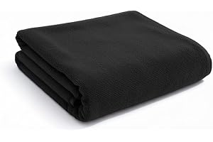 Fabienne Gym Towel 50×90cm Quick Drying Soft Microfiber Towel Lightweight & Absorbent Sport Towel for Gym, Travel & Yoga Durable Sweat & Cleaning Hand Towel Single or Multi Pack (Black)