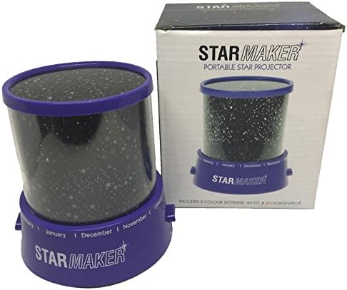 Calming Kids Bedroom Baby Nursery Galaxy Star Projector Night Lights Rotating Lamp Starry Sky Sensory Autism Light Up Toy (Black)