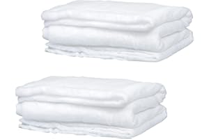 AOFOX de Nieve de Navidad 90 x 240 cm Base de árbol de Navidad Falsa Cubierta de Nieve Mantel Scarf Runner para Navidad Skirt Table Runner Decoración de Invierno (2 Piezas)