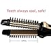 MHU 3 in 1 Ceramic Straightening hair Brush Heat Resistant Hair Straightener and Ceramic Curler Lock Temp LED Display Dual Voltage Auto Shut Off UK Plug