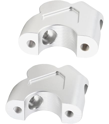 Lenkererhöhung Für BMW R1200GS - 28mm Aluminium Halterung Silber