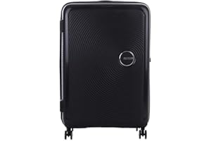 American Tourister Soundbox - Spinner L Erweiterbar Koffer, 77 cm, 97/110 L, Schwarz (Bass Black)