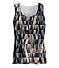 Snoogg Small Triangle Pattern Design Womens Tunic Casual Beach Fitness Vests Tank Tops Sleeveless T shirts RS.799.00