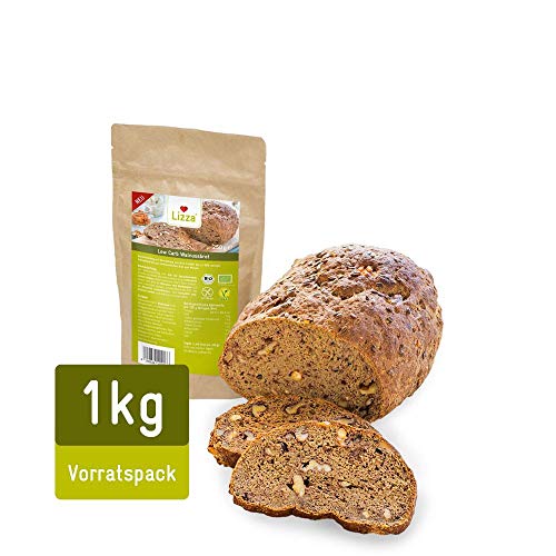 Lizza Low Carb Walnussbrot Vorratspack | 1000g...