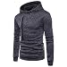Produktbild Herren Pullover FORH Kapuzenpullover Hoodie Sweatjacke Basic Langarm Jacke Oversize Shirt Sweater Zipper Hoodie mit Kapuze Mode Top Outwear Bluse