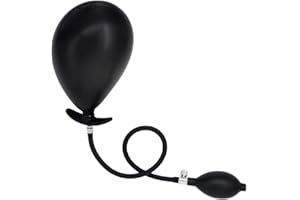 ROLUCK Tapón anal hinchable de gran tamaño, resistente al agua, anal, expansión, estimulación, juguete sexual para hombres y mujeres