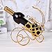 Produktbild Lx.AZ.Kx Ornaments Im kontinentalen Stil Crosslinks Weinzahnstangen Eisen Kunst Schmuck Weinzahnstangen EIN eleganter Wein Rack Accessoriesb(Gold