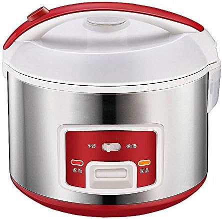 F Rice cooker Home Rice Cooker Pot Fashion Rice Cooker 5L Large Capacity Old-Fashioned 1-2-3-4 People,Silver
