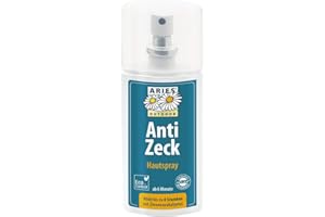 BLISSANY ARIES Anti Zeck Hautspray - Zeckenschutz Spray für Menschen, Hunde und Katzen - 100 ml