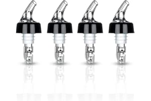 Minismus Dosatore da 2 cl, 4 pezzi, erogatore dosatore per bottiglie, universale, adatto ad esempio per vino, liquori, cocktail e olio