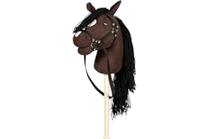 ByAstrup - Tête de Cheval à chevaucher Marron - Bois - 84363