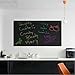 Price comparison product image AdornHome Wall Stickers Murals Chalk Board Blackboard   Removable Vinyl Draw Decor Mural Decals Art Chalkboard Wall   For Kids Rooms 60x200cm black