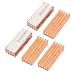 Produktbild sourcing map 5 Pcs Selbstklebender Speicher Kühlkörper Kupfer 22mm x 8mm x 5mm für DDR DDR3 DE de
