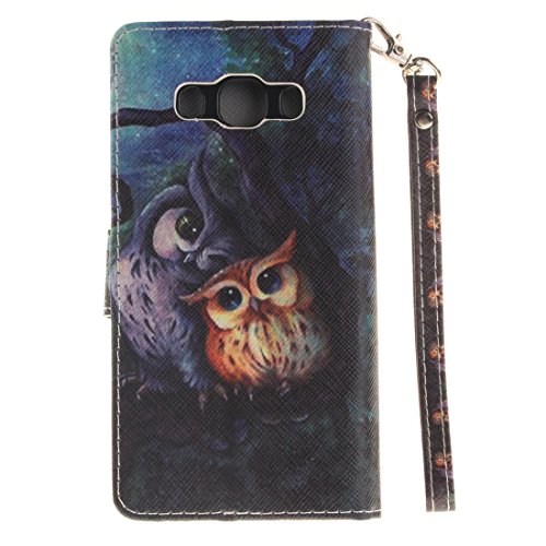 Nancen Samsung Galaxy J5 2016 / SM-J510X (5,2 Zoll) Handytasche / Handyhülle. Flip Etui Wallet Case in Bookstyle – Premium PU Lederhülle Hülle Cover Mit Lanyard / Strap, Standfunktion, Kreditkarte und Brieftasche - 3