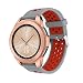 Produktbild MuSheng Armband für Samsung Galaxy Watch 42MM, Weich Uhrenband Doppeltes Farbsport Silikon Band Wrist Strap für Samsung Galaxy Watch 42MM (H)