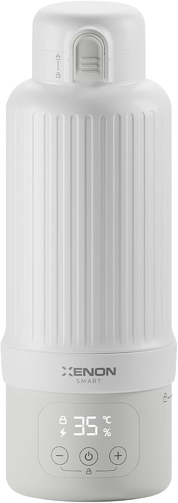 Xenon Smart Taşınabilir Su ve Süt Isıtıcı | 500 ml 37-55°C Isı Ayarlı Kablosuz X1004