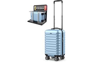 NUMADA - Valise de Voyage Cabine 40 x 25 x 20 cm (20 L) Upfly Underseat 16 XXS avec Roues Amovibles. Valise Cabine ABS idéale comme Bagage à Main pour Ryanair, Vueling ou Easyjet