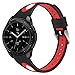 Produktbild Bescita für Samsung Galaxy Watch 46MM Armband Band,Fashion Fitness Weicher Silikon Ersatz Band Bügel Armband für Samsung Galaxy Watch 46MM (Rot)