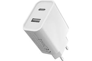 BERLS Chargeur Type C Rapide, Prise USB Adaptateur Secteur Universel pour Samsung Galaxy A15 A14 A13 A05S, iPhone 15 14 13 12 11 Pro/Pro Max, Google, Xiaomi, Huawei Telephone Portable/Watch