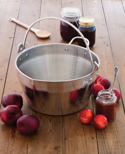 Kitchen Craft Edelstahl-Marmeladentopf mit Griff, 9 l - 6