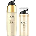 Olay Serum Total Effects 7 in 1, Anti-Ageing Smoothing Serum, 50 ml & Olay Day Cream Total Effects 7 in 1, Anti-Ageing Moisturiser, 20g