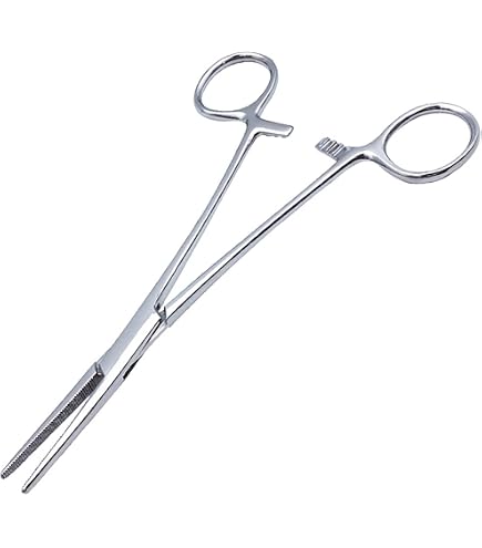 2er Arterienklemme Mosquitoklemme Kelly Zange Hakenlöser 14 cm OP gebogen gerade