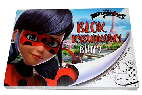 10x Miraculous Ladybug Zeichenblock A4 20 Seiten Mitgebsel