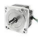 Produktbild sourcing map NEMA 34 2 Phase CNC Hybrid Schritt Schrittmotor 66mm 4A 496oz.in Schwarz DE