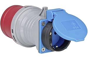 Brennenstuhl Adaptateur CEE IP44 (fiche : CEE 400 V/16 A, prise : 230 V/16 A)