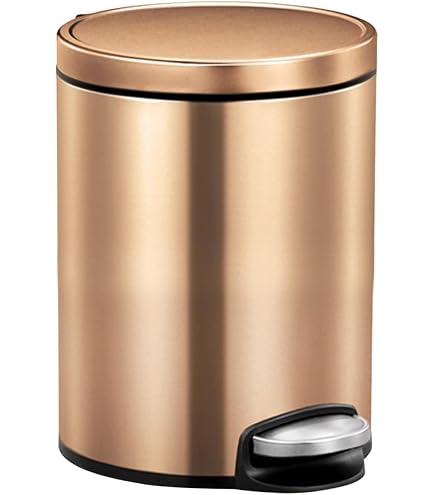 OBSESSIONS Stainless Steel Step Dustbin With Deodorizer