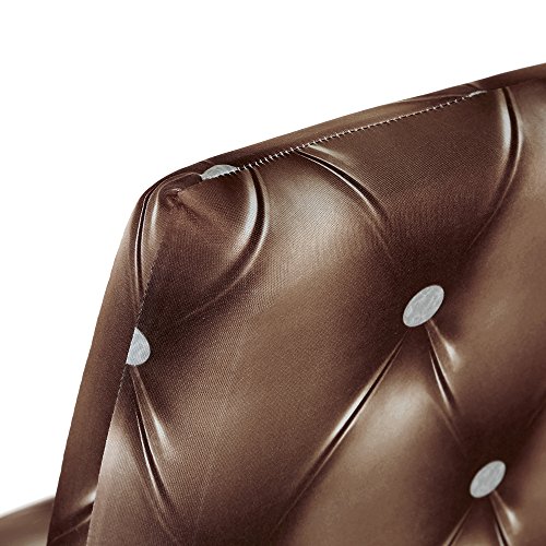 Anself Stretch Stuhlbezug Stuhlhusse mit 3D gedruckten Kunstleder Muster - 6