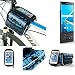 Produktbild Fahrrad Rahmentasche für Blackberry Priv, Fahrradhalterung Rahmenhalterung Handyhalterung Fahrradtasche Handy Smarpthone Frame Bag Halterung Bike mount Wasserabweisend, blau - K-S-Trade(TM) (Wir zahlen Steuern in Deutschland!)
