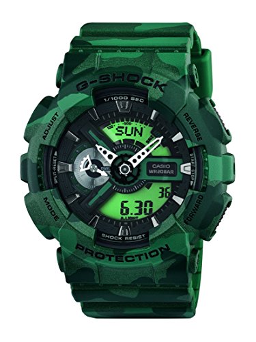 Casio Herren-Armbanduhr XL G-Shock Analog - Digital Quarz Resin GA-110CM-3AER